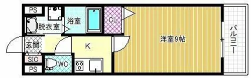ステラウッド道明寺Ⅰ【2階】の間取り