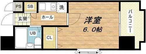 セレッソコート大阪城前【9階】の間取り