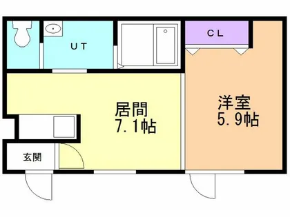 レオーネ・パティオ・ブルー【2階】の間取り