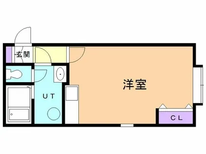 1Rの間取り画像