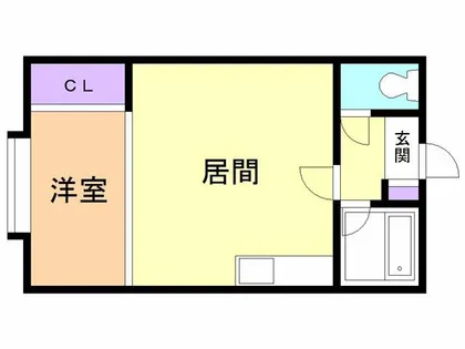 学)パルミエールたんぽぽ【104号室】の間取り