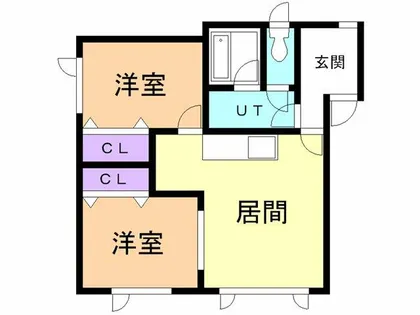 ハイム・ルキ【102号室】の間取り