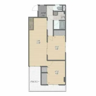 レジデンス吉野【3階】の間取り