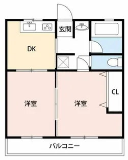 コーポ本田【302号室】の間取り