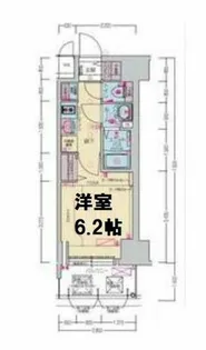 プレサンス堺筋本町ディスティニー【4階】の間取り