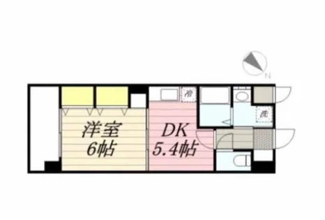 グロースメゾン博多山王【4階】の間取り