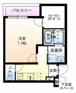 フジパレス堺諏訪森サウス【102号室】の間取り