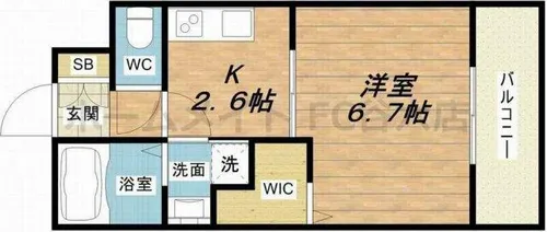 S-FORT福島La Luna【2階】の間取り