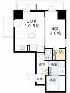 La CASA 石ケ辻【3階】の間取り