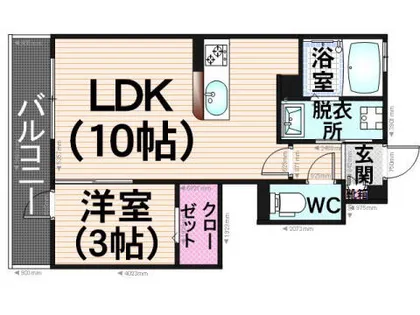 第5アヴェニュー【1階】の間取り