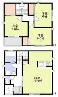 愛知県名古屋市西区稲生町【一戸建】の間取り