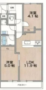 竹寿Daigo【1階】の間取り