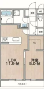 竹寿Daigo【2階】の間取り