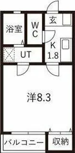 リブレア三番町【1階】の間取り