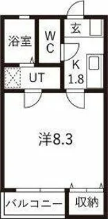 リブレア三番町【1階】の間取り