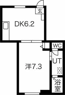コーポリベルテ池下【3階】の間取り