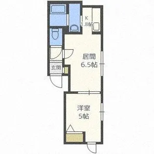 North Pole【102号室】の間取り