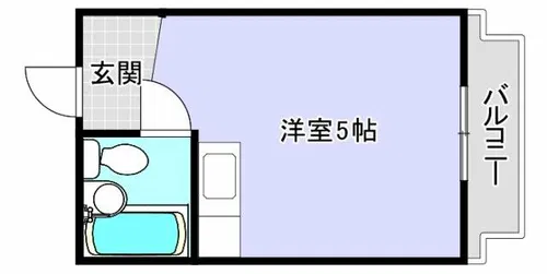 ハイム南住吉【2階】の間取り