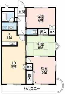アーバン西岡崎【205号室】の間取り