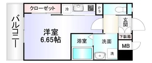 GALA PLATINUM COURT【9階】の間取り