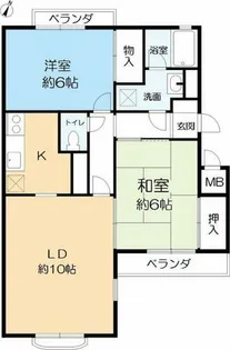 メゾンイワサカ【3階】の間取り