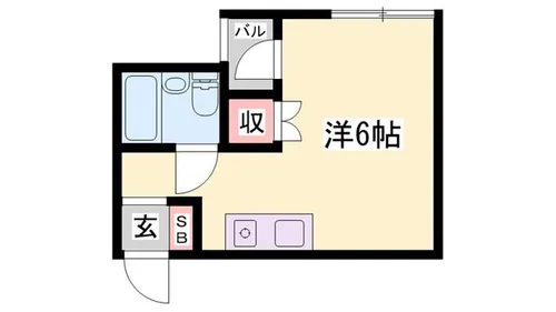 フローラル北平野【303号室】の間取り
