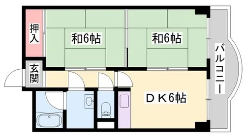 ダイヤマンション【1-C号室】の間取り