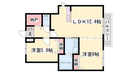 コータコート【103号室】の間取り