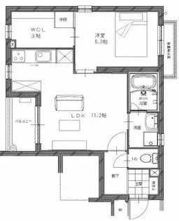 エスペランサ門司港【3階】の間取り