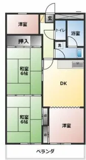 第2大嶽ビル【402号室】の間取り