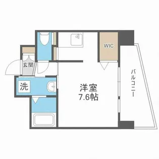 ウィスタリア京橋【5階】の間取り