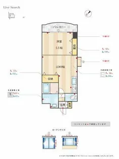 ロイヤル天神東【11階】の間取り