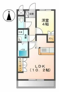 サンパレスⅢ【2階】の間取り