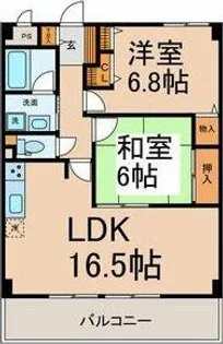 ロイヤル柴田【2階】の間取り