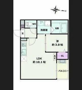 Jack shinkaiⅢ【2階】の間取り