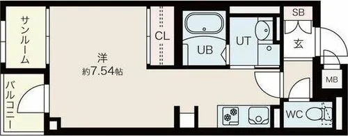 LIFT VISION 柱 OKAZAKI【4階】の間取り