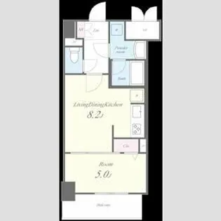 ロータス・ガーデン城南【5階】の間取り