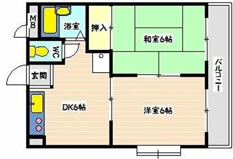メゾン長尾【302号室】の間取り
