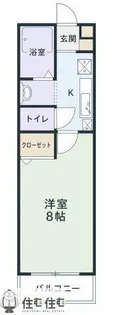 アンプルール ブワ BON【1階】の間取り