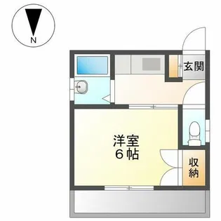 コートハウスⅠ【2階】の間取り