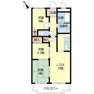 マンションソニア【4階】の間取り