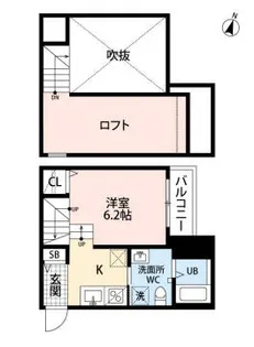 シャラロステ井尻【2階】の間取り