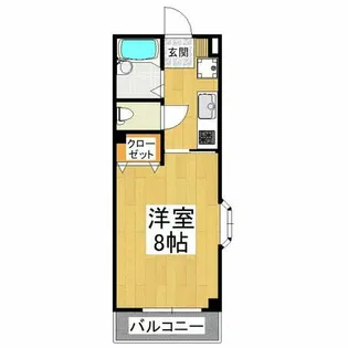 フォレストインサイドⅠ【2階】の間取り