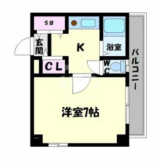 舟橋青山ビル【8階】の間取り