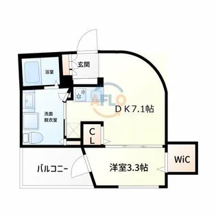 アドバンス西梅田Ⅳエール【10階】の間取り