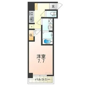S-RESIDENCE堺市駅前【3階】の間取り