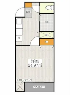 ベルアージュ【203号室】の間取り