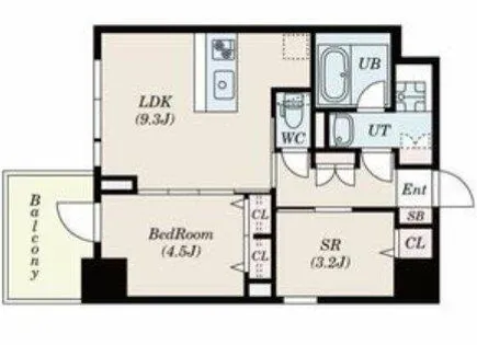 S-RESIDENCE福島diverse【6階】の間取り