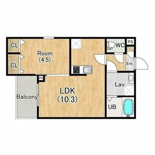 (仮称)ジーメゾン名古屋豊橋【101号室】の間取り