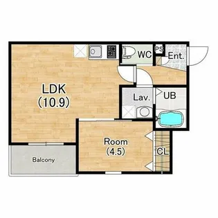 (仮称)ジーメゾン名古屋豊橋【102号室】の間取り